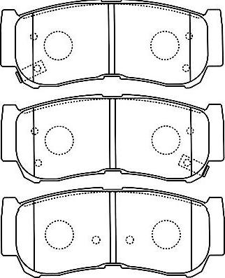 Kavo Parts BP-3033 - Тормозные колодки, дисковые, комплект autosila-amz.com