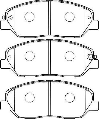 Kavo Parts BP-3032 - Тормозные колодки, дисковые, комплект autosila-amz.com