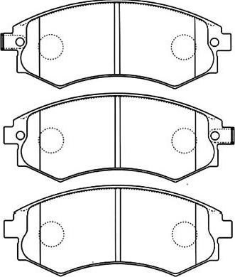 Kavo Parts BP-3025 - Тормозные колодки, дисковые, комплект autosila-amz.com