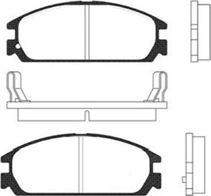 Kavo Parts BP-2008 - Тормозные колодки, дисковые, комплект autosila-amz.com