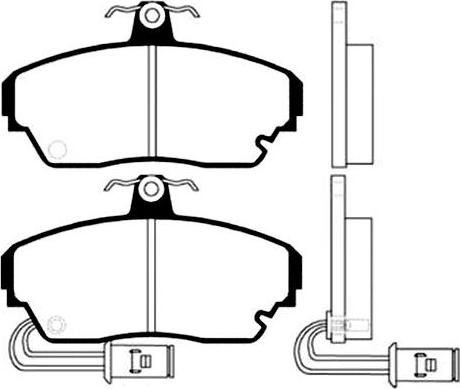 Kavo Parts BP-2007 - Тормозные колодки, дисковые, комплект autosila-amz.com