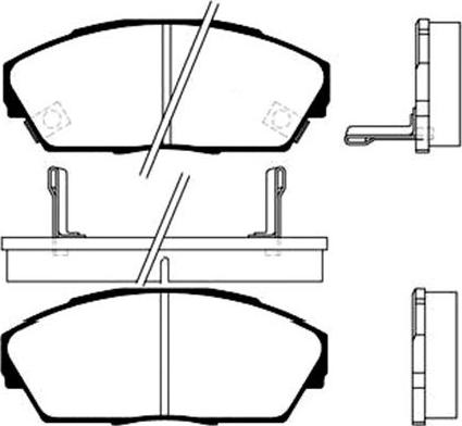 Kavo Parts BP-2021 - Тормозные колодки, дисковые, комплект autosila-amz.com