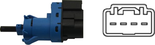 Kavo Parts EBL-4507 - Выключатель фонаря сигнала торможения autosila-amz.com