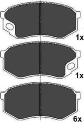 Kavo Parts KBP-5544 - Тормозные колодки, дисковые, комплект autosila-amz.com