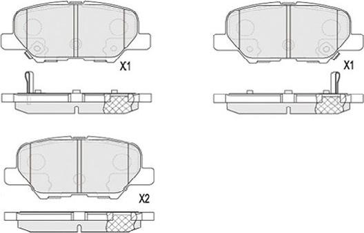 Kavo Parts KBP-5551 - Тормозные колодки, дисковые, комплект autosila-amz.com