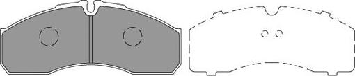 Kavo Parts KBP-6598 - Тормозные колодки, дисковые, комплект autosila-amz.com