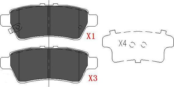 Kavo Parts KBP-6575 - Тормозные колодки, дисковые, комплект autosila-amz.com