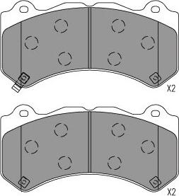 Kavo Parts KBP-6627 - Тормозные колодки, дисковые, комплект autosila-amz.com