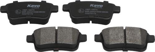 Kavo Parts KBP-10070 - Тормозные колодки, дисковые, комплект autosila-amz.com