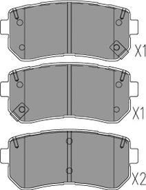 Kavo Parts KBP-3054 - Тормозные колодки, дисковые, комплект autosila-amz.com