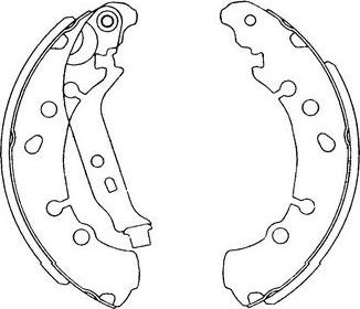 Kavo Parts KBS-9906 - Комплект тормозных колодок, барабанные autosila-amz.com