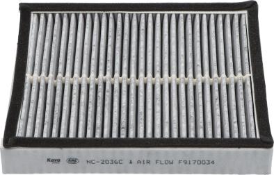 Kavo Parts NC-2036C - Фильтр воздуха в салоне autosila-amz.com