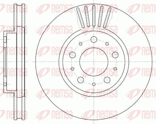 Kawe 64.1010 - Тормозной диск autosila-amz.com