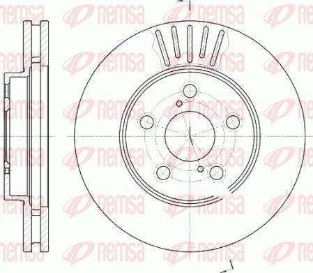 Kawe 6542 10 - Тормозной диск autosila-amz.com