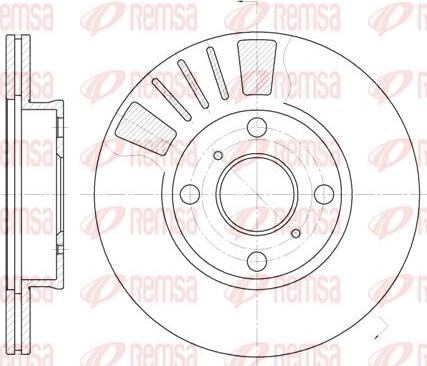 Kawe 6569 10 - Тормозной диск autosila-amz.com