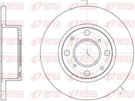 Kawe 6041 00 - Тормозной диск autosila-amz.com