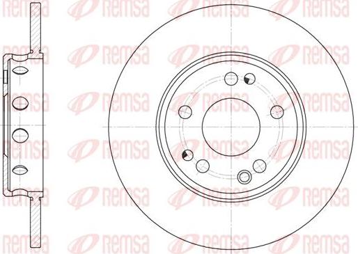 Kawe 6059 00 - Тормозной диск autosila-amz.com