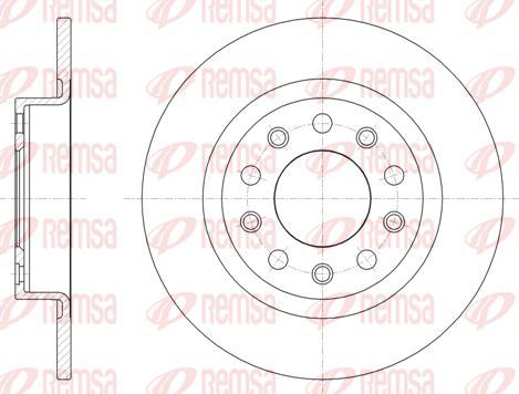 Kawe 61445 00 - Тормозной диск autosila-amz.com