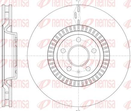 Kawe 61446 10 - Тормозной диск autosila-amz.com