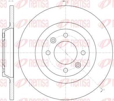 Kawe 61457 00 - Тормозной диск autosila-amz.com