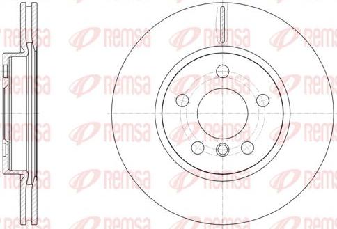 Kawe 61545 10 - Тормозной диск autosila-amz.com