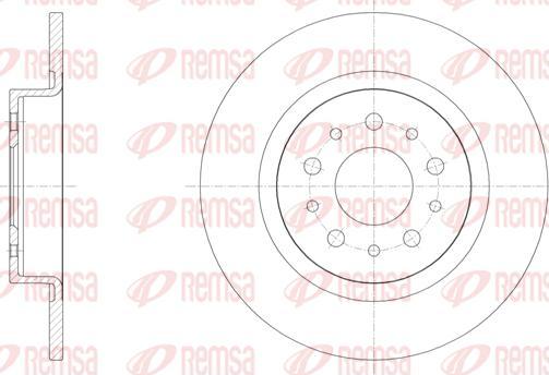 Kawe 61558 00 - Тормозной диск autosila-amz.com