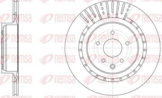 Kawe 61509 10 - Тормозной диск autosila-amz.com