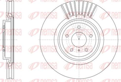 Kawe 61508 10 - Тормозной диск autosila-amz.com