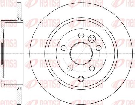 Kawe 61516 00 - Тормозной диск autosila-amz.com