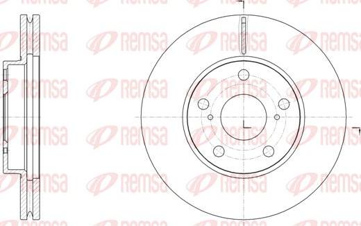 Kawe 61539 10 - Тормозной диск autosila-amz.com