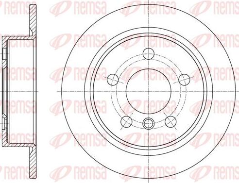 Kawe 61618 00 - Тормозной диск autosila-amz.com