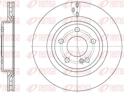 Kawe 61633 10 - Тормозной диск autosila-amz.com