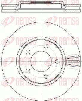 Kawe 61047 10 - Тормозной диск autosila-amz.com