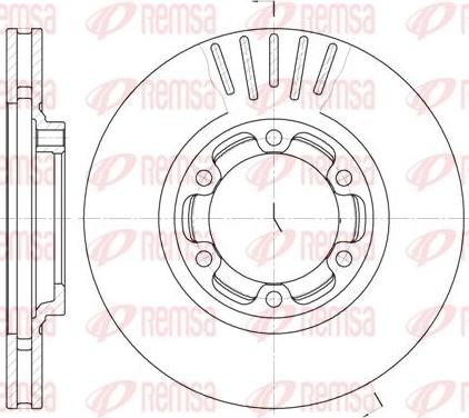 Kawe 61083 10 - Тормозной диск autosila-amz.com