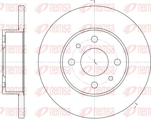 Kawe 6111 00 - Тормозной диск autosila-amz.com