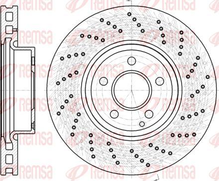 Kawe 61185 10 - Тормозной диск autosila-amz.com