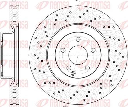 Kawe 61186 10 - Тормозной диск autosila-amz.com