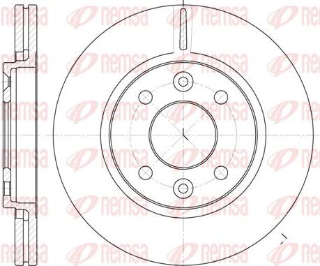 Kawe 6117 10 - Тормозной диск autosila-amz.com