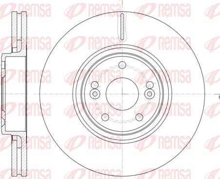 Kawe 61171 10 - Тормозной диск autosila-amz.com