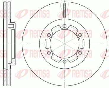 Kawe 6188 10 - Тормозной диск autosila-amz.com