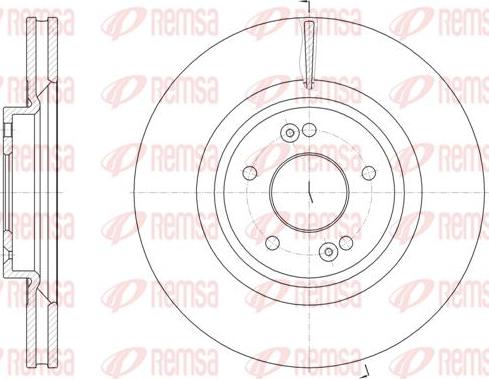 Kawe 61824 10 - Тормозной диск autosila-amz.com