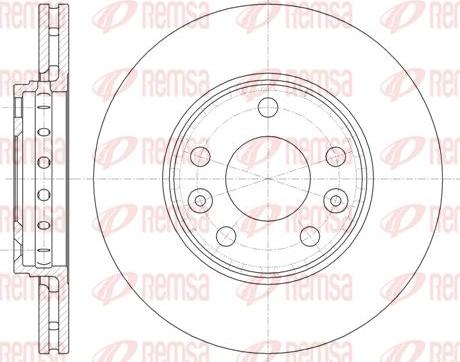 Kawe 61346 10 - Тормозной диск autosila-amz.com