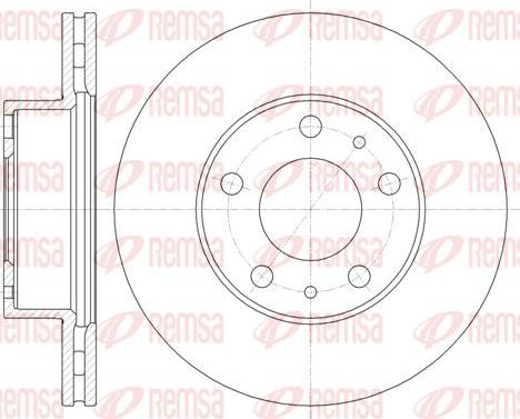 Kawe 61351 10 - Тормозной диск autosila-amz.com