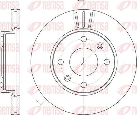 Kawe 6133 10 - Тормозной диск autosila-amz.com