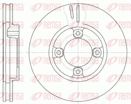 Kawe 61248 10 - Тормозной диск autosila-amz.com