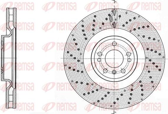 Kawe 61761 10 - Тормозной диск autosila-amz.com