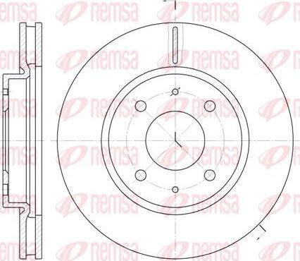 Kawe 6890 10 - Тормозной диск autosila-amz.com