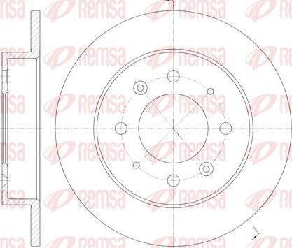 Kawe 6874 00 - Тормозной диск autosila-amz.com