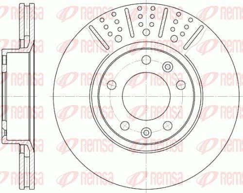 Kawe 6265 10 - Тормозной диск autosila-amz.com