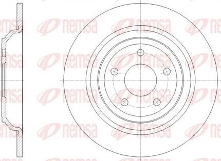 Kawe 62095 00 - Тормозной диск autosila-amz.com